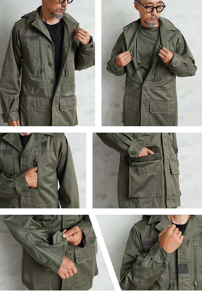 Amazon | 実物 デッドストック フランス軍 M-64 ジャケット